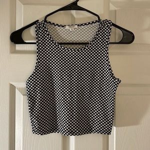 CHECKERED CROP TOP FOR SALE!